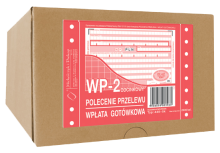 449-5k Polecenie przelewu - wpłata gotówkowa - 2 odcinkowe składanka komputerowa