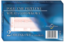 449-5s Polecenie przelewu - wpłata gotówkowa - 2 odcinkowe w składkach