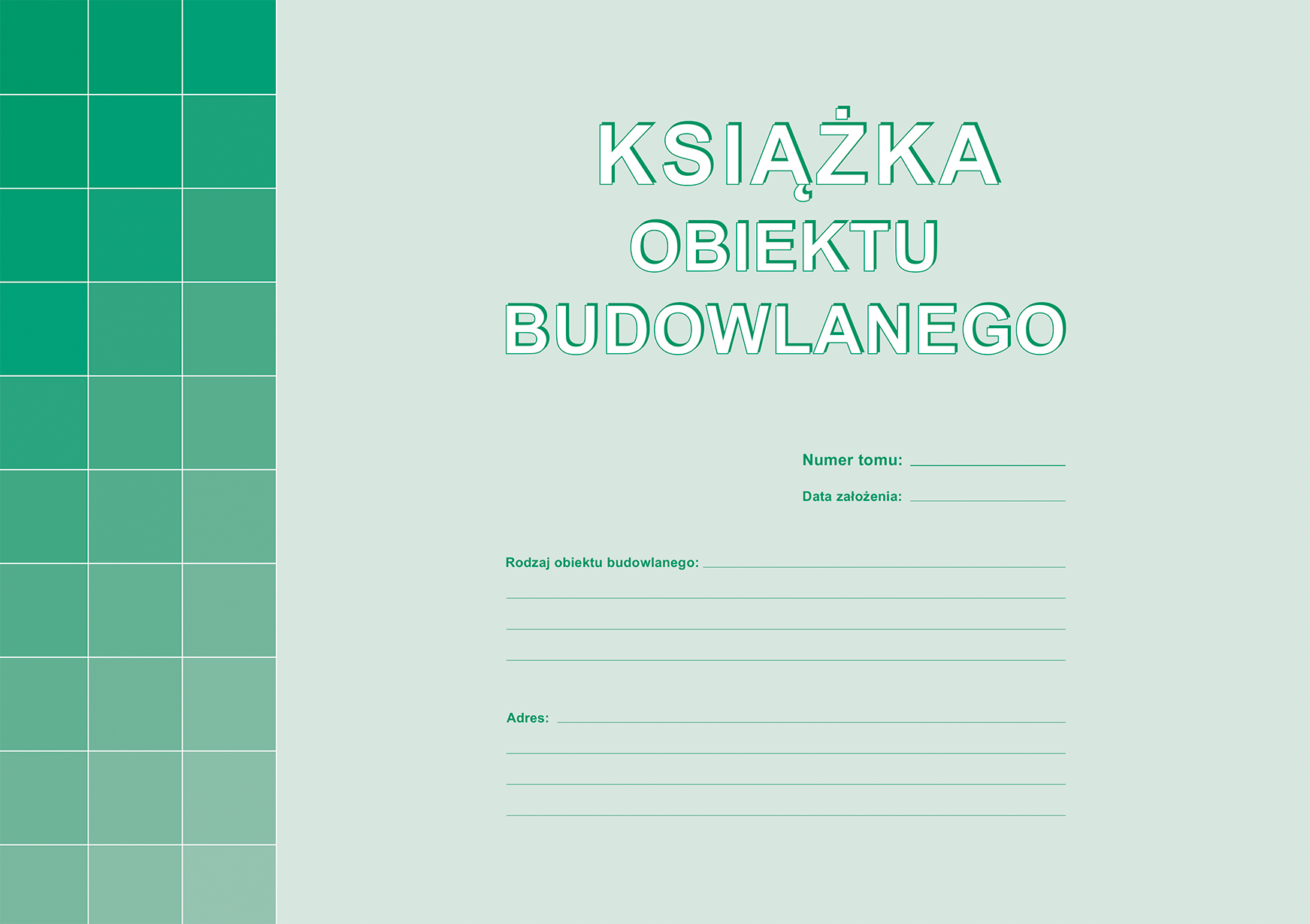 604-1N Książka obiektu budowlanego