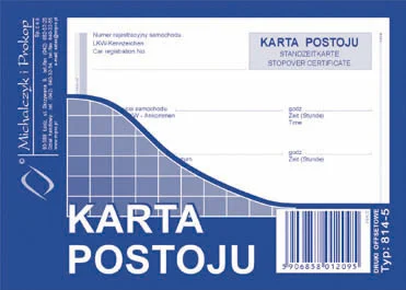 814-5 Karta postoju