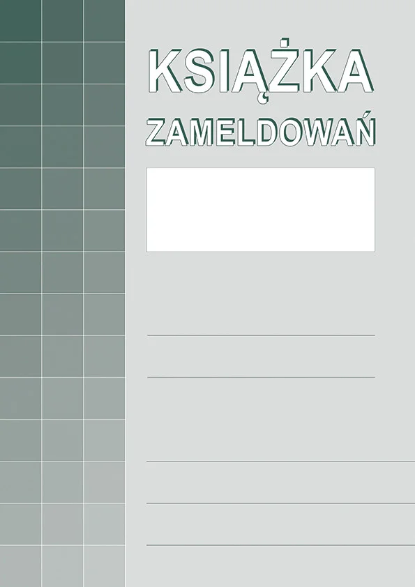 830-1 Książka zameldowań