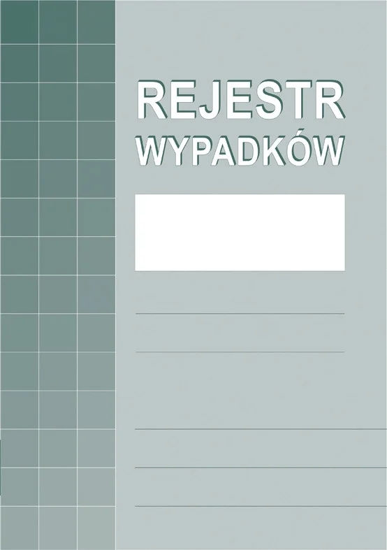 875-1 Rejestr wypadków