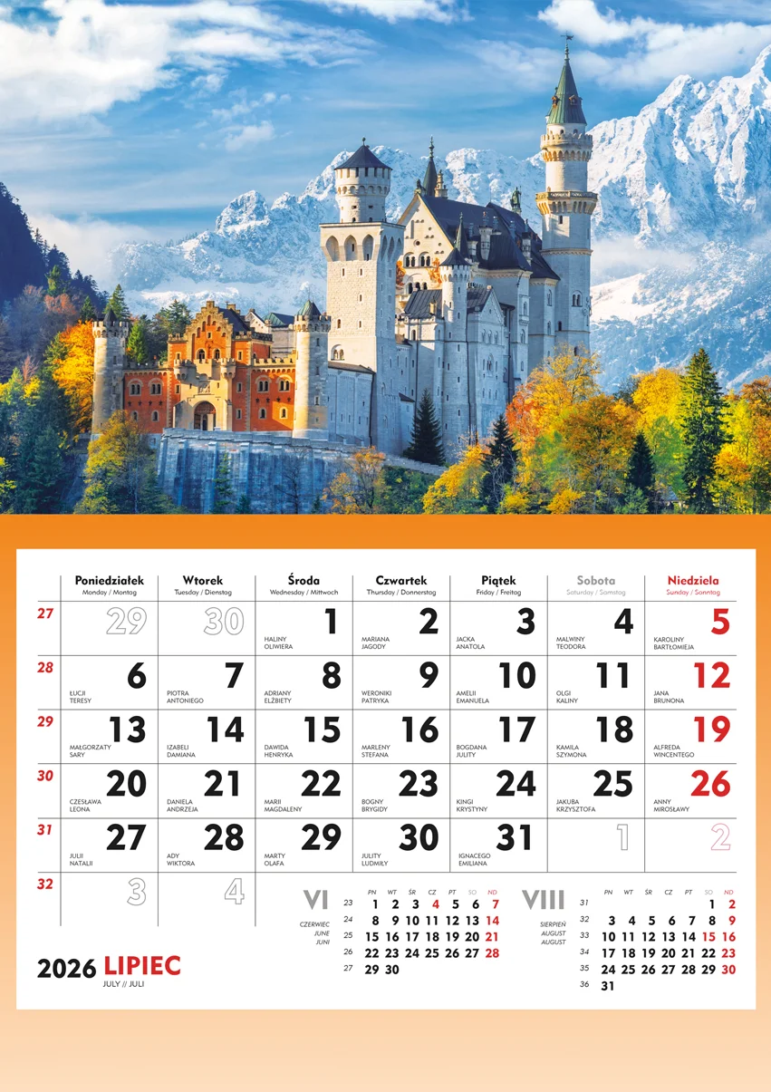 T-107S Terminarz ścienny