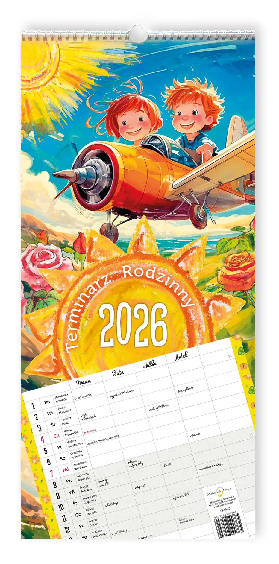 TS-10-10 Terminarz rodzinny