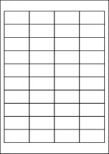 E-060-1 Etykieta 52,25 x  21,2 mm