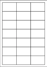 E-085-1 Etykieta 63 x 39,5 mm