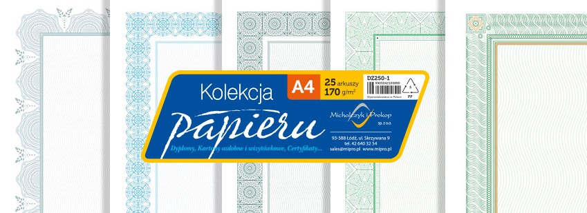 Michalczyk i Prokop druki kalendarze etykiety Metrum